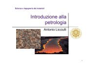 Introduzione alla petrologia - Antonio.licciulli.unile.it