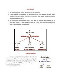 1 Aminoácidos 1. Os aminoácidos são 