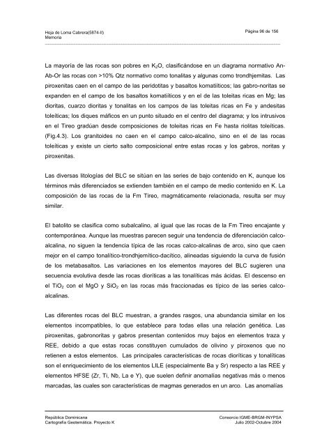 LOMA DE CABRERA - mapas del IGME - Instituto Geológico y ...