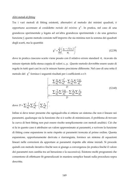 DISPENSE DEL CORSO DI LABORATORIO DI CHIMICA – FISICA 1