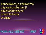 Konsekwencje zdrowotne używania substancji psychoaktywnych ...