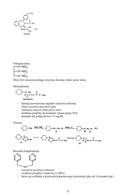 Chemia leków - leki - otrzymywanie i właściwości - Retsat 1