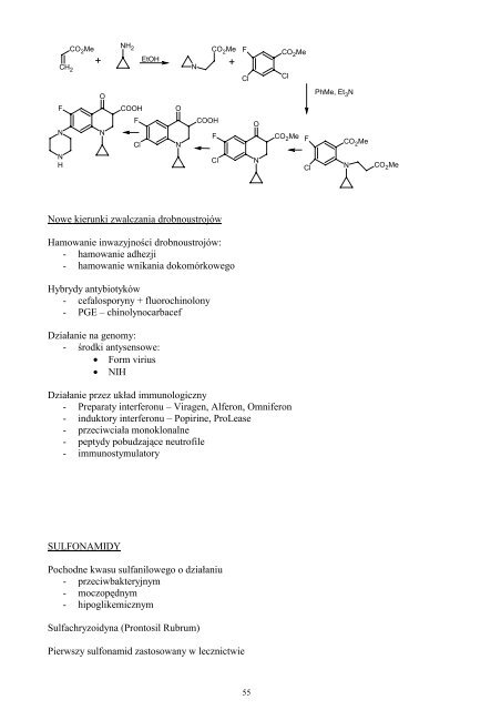 Chemia leków - leki - otrzymywanie i właściwości - Retsat 1