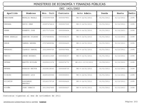 Contratos Ley Marco - Ministerio de Economía