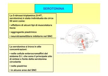 Serotonina e farmaci antiemicrania