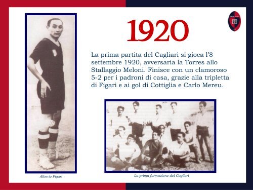 Diapositiva 1 - Cagliari Calcio