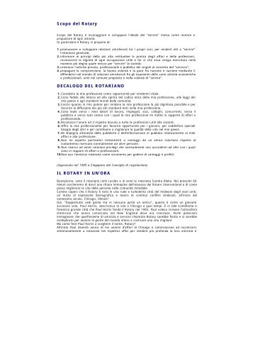 Scopo del Rotary DECALOGO DEL ... - Rotary Club Lugo