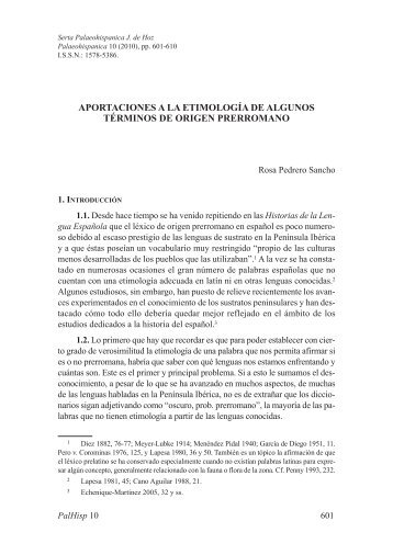 38. Aportaciones a la etimología de algunos términos de origen ...