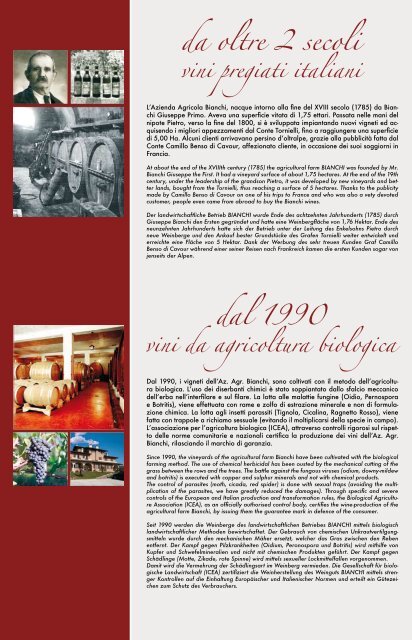 Carta dei Vini - Staff Millennium srl