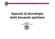 Appunti di tecnologia delle bevande spiritose - Giuseppezeppa.It