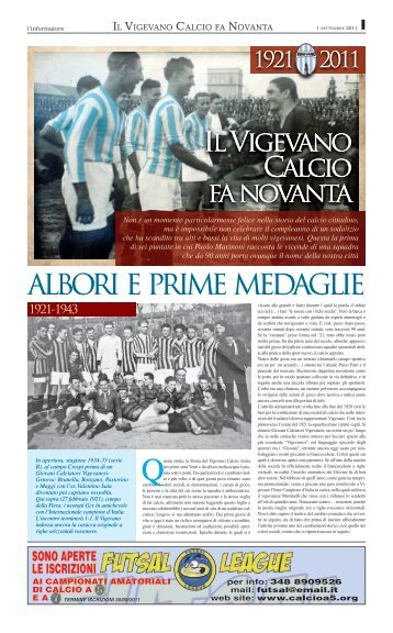 Il Vigevano Calcio fa novanta di Paolo Marinoni - Vigevanoclub.it