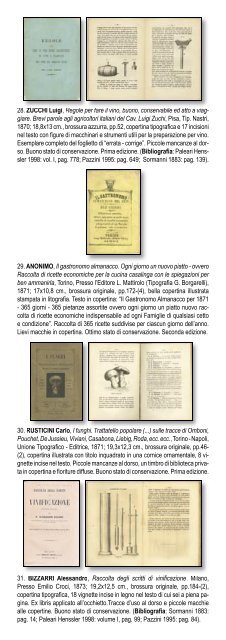 Enologia e Gastronomia in Italia dall'Ottocento a ieri - L'Arengario S. B.