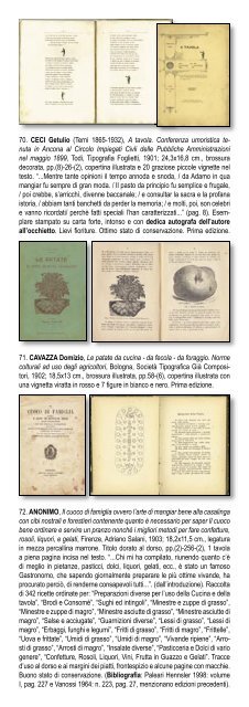 Enologia e Gastronomia in Italia dall'Ottocento a ieri - L'Arengario S. B.