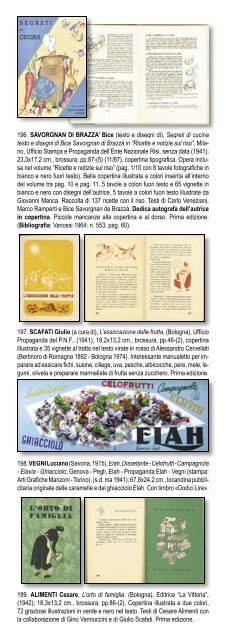 Enologia e Gastronomia in Italia dall'Ottocento a ieri - L'Arengario S. B.