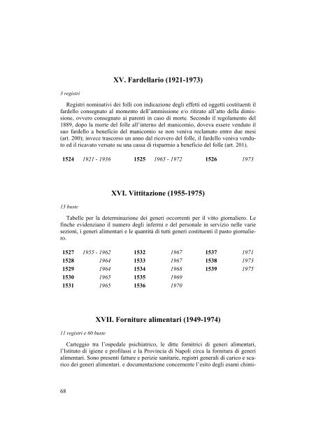 Inventario - Carte da legare