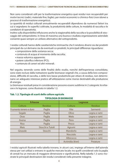 caratteristiche tecniche delle biomasse e dei biocombustibili - Enama