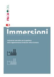 immersioni n°3 - Filca CISL