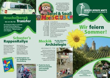 Wald- Frühstück Wir feiern - Heuchelberg