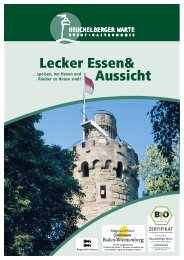 aus Omas Schleckhäfele: Lecker Essen& Aussicht - Heuchelberg