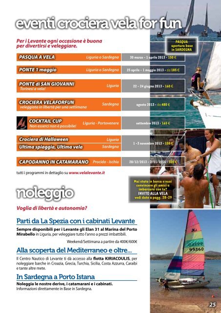 scarica il catalogo completo 2013 - Centro nautico di Levante