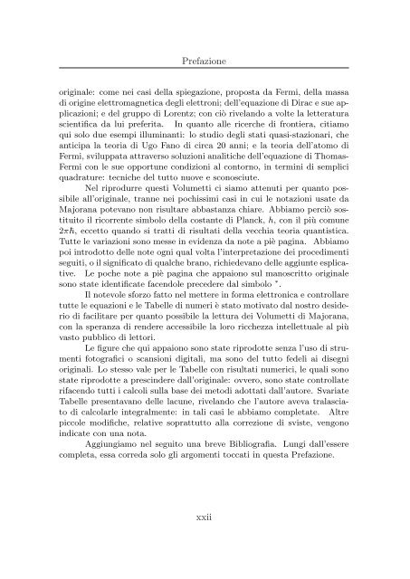 Ettore Majorana: Appunti di Fisica Teorica - Università degli studi di ...