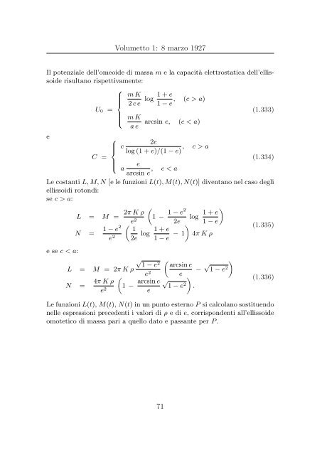 Ettore Majorana: Appunti di Fisica Teorica - Università degli studi di ...