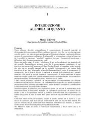 5 INTRODUZIONE ALL'IDEA DI QUANTO - Dipartimento di Fisica