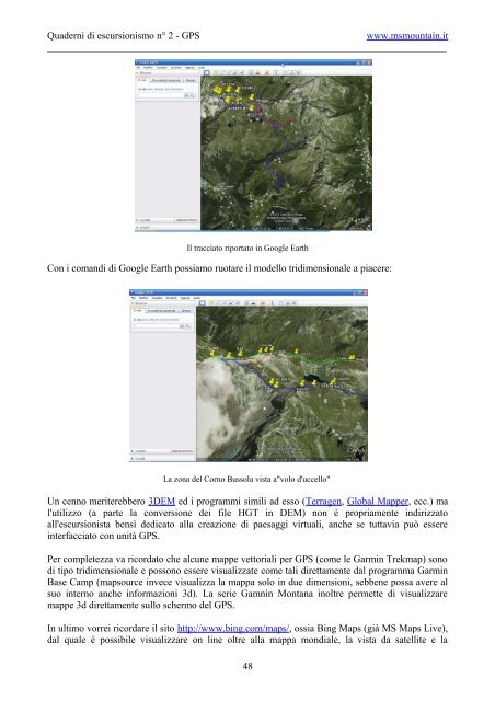 Quaderni di escursionismo n° 2 - GPS - MS Mountain