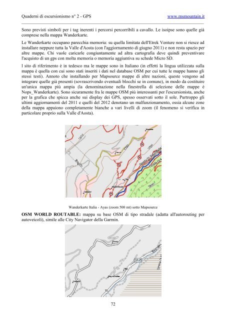 Quaderni di escursionismo n° 2 - GPS - MS Mountain