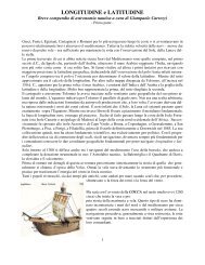 Longitudine e Latitudine.pdf - Facoltà di Pianificazione del Territorio