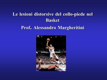 Patologia della Caviglia nel Basket - alaip