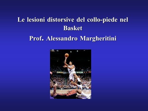Patologia della Caviglia nel Basket - alaip