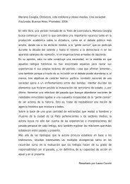 Mariana Caviglia, Dictadura, vida cotidiana y clases medias