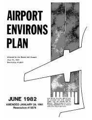 Airport Environs Plan - City of Tucson