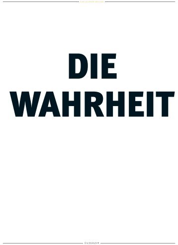 DIE-WAHRHEIT-2011.pdf - Zum goldenen Hirschen