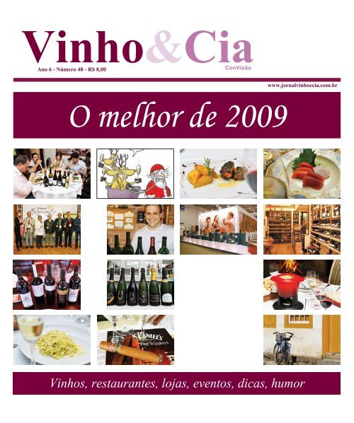 Vinhos, restaurantes, lojas, eventos, dicas, humor - Jornal Vinho & Cia