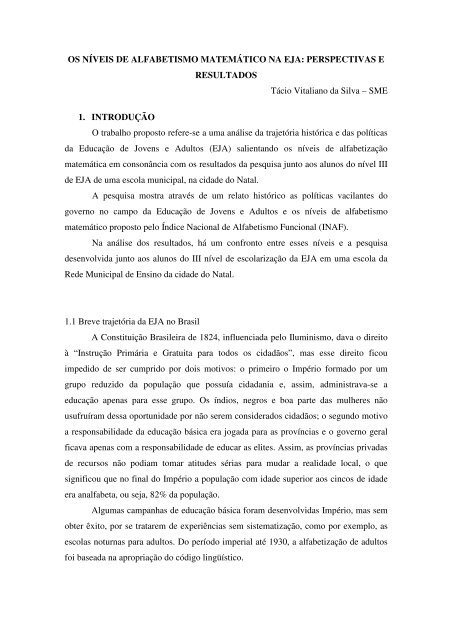 PDF) O ensino-aprendizagem de porcentagem na EJA com o uso de