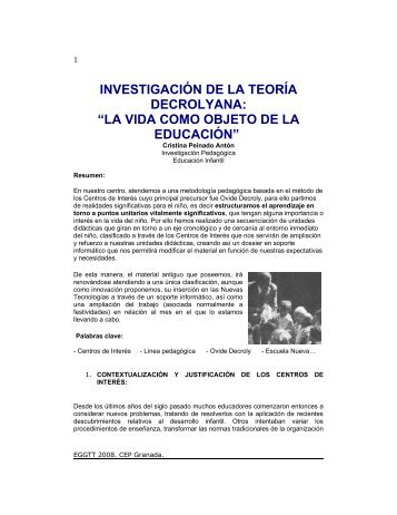 Revista Digital “Práctica Docente” - Centro del Profesorado de ...