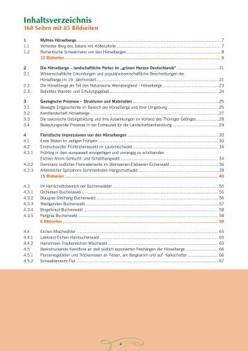 Inhaltsverzeichnis - Hörselberg-Bote