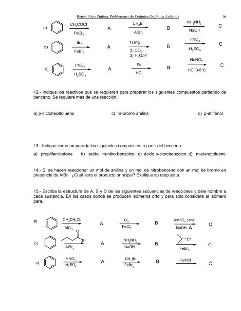 Problemario de Química Orgánica Aplicada - biblioteca upibi ...