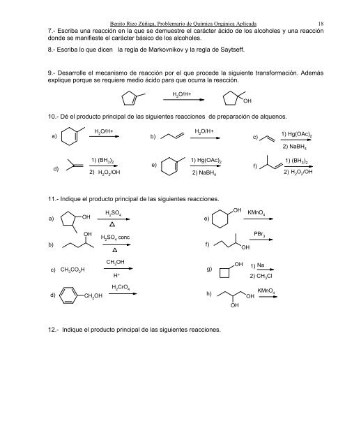 Problemario de Química Orgánica Aplicada - biblioteca upibi ...