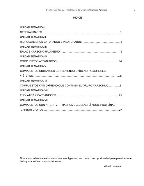 Problemario de Química Orgánica Aplicada - biblioteca upibi ...