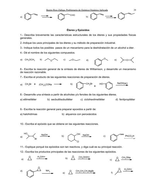Problemario de Química Orgánica Aplicada - biblioteca upibi ...