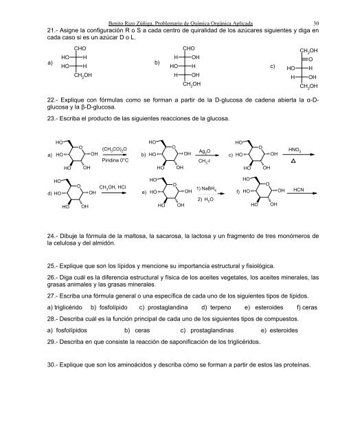 Problemario de Química Orgánica Aplicada - biblioteca upibi ...