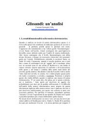 G. Ligeti: Glissandi - un'analisi - Carmine Emanuele Cella