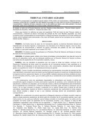 TRIBUNAL UNITARIO AGRARIO - Diario-o