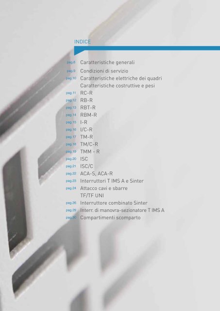 Catalogo MiniAir - Quadri normalizzati isolati in aria fino a ... - CEP srl