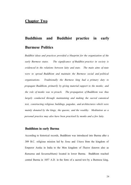 Changing Buddhist Practice in Burma - Online Burma Library