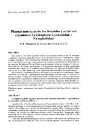 Plantas nutricias de los licénidos y satirinos españoles - Asociación ...