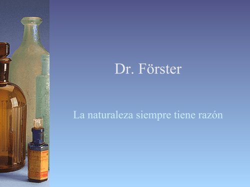 Dr. Förster - Grupo Carpe